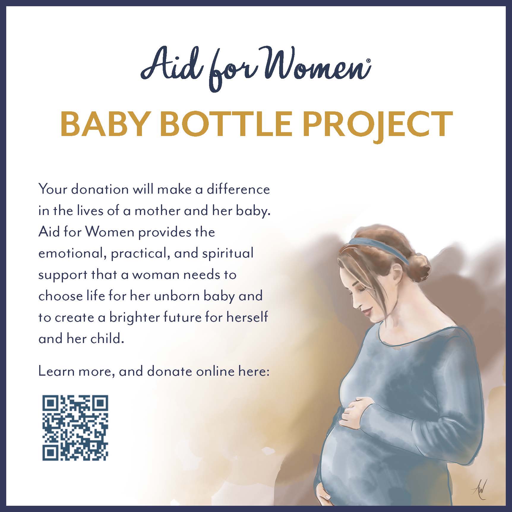 Featured image for “Celebrate October, Respect Life Month with the Baby Bottle Project”